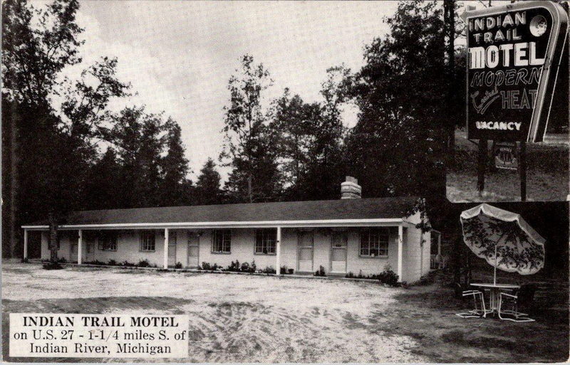 Indian Trail Motel - Vintage Postcard (newer photo)